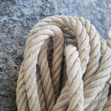 Lot 3 cordes 10 m en chanvre