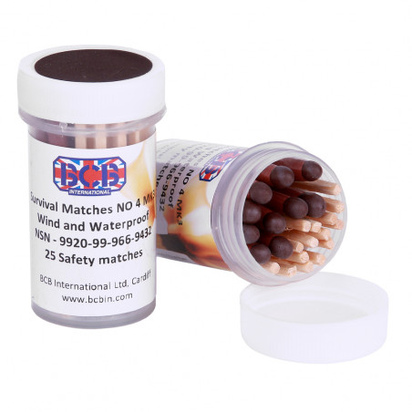 BCB Allumettes imperméables 1  boite x 25 pcs. CN327A