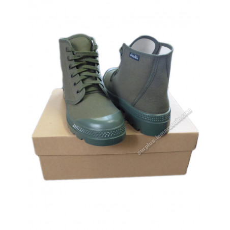 Chaussure de brousse en toile coton - kaki