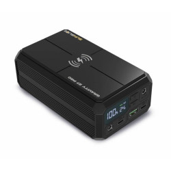 GRAVITY 27 PRO - Batterie externe 100 W pour ordinateur portable | Compatible avec l\'énergie solaire | MPPT | Charge directe