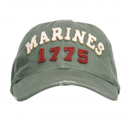 Casquette de baseball, délavée :  marines 1775