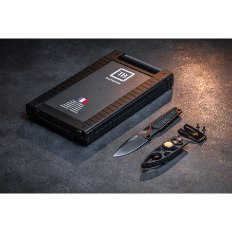 Couteau impact 127 G10 TB OUTDOOR - Noir