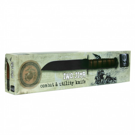 Couteau 2° Guerre Mondiale " Iwo Jima" avec étuit en cuir