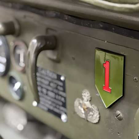 Logo en métal de la 1st Infantry Division