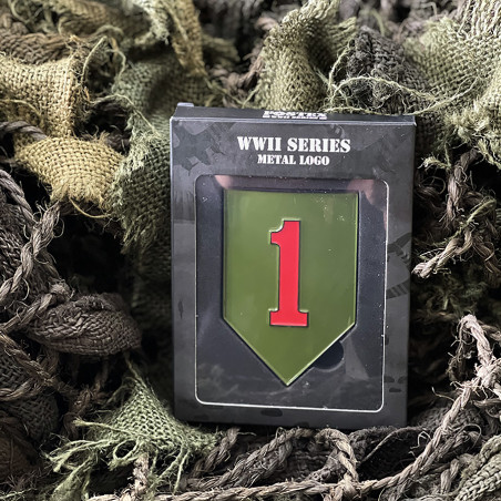 Logo en métal de la 1st Infantry Division