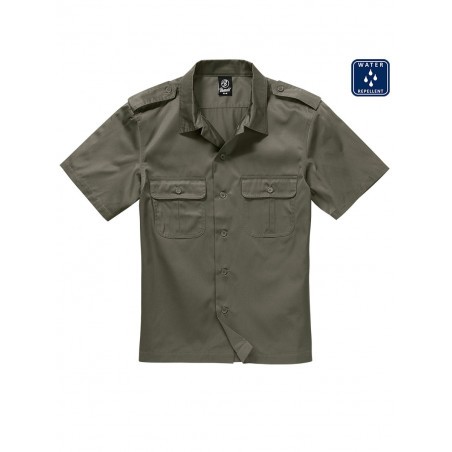 Chemise militaire MC Brandit - Vert OD