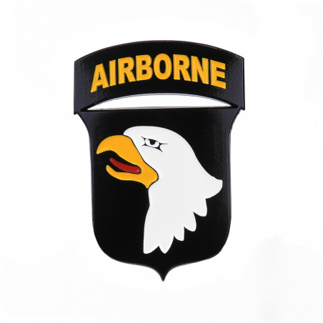 Logo en métal de la 101st Airborne Division