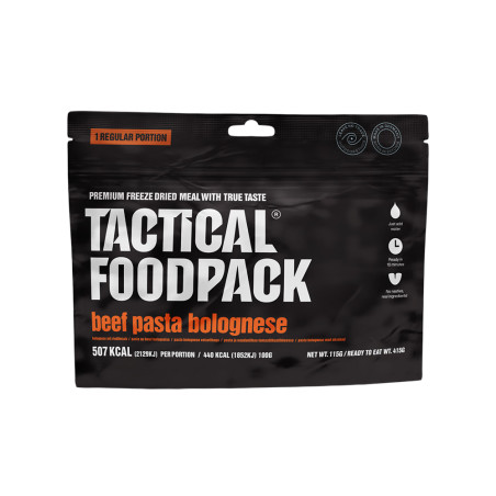 Ration de survie - Pâtes à la bolognaise Tactical Foodpack