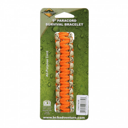 BCB Paracorde avec boucle en fer 9 inch orange CM074OR