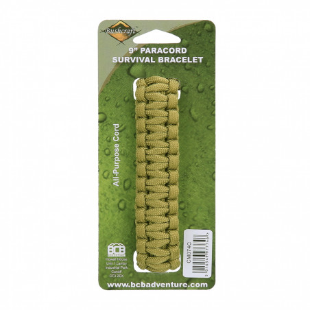 BCB Paracorde avec boucle en fer 9 inch coyote CM074C