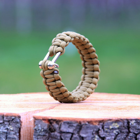 BCB Paracorde avec boucle en fer 9 inch coyote CM074C