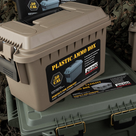 Boîte à munitions en plastique .50 Cal