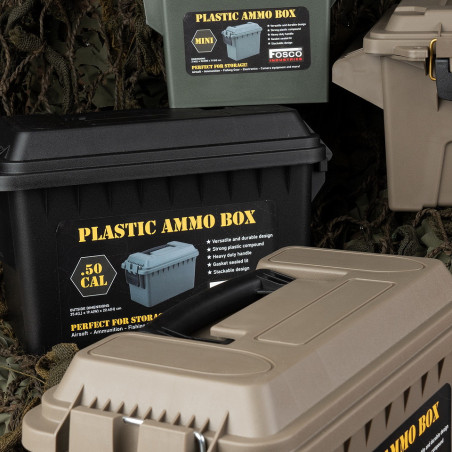Boîte à munitions en plastique .50 Cal