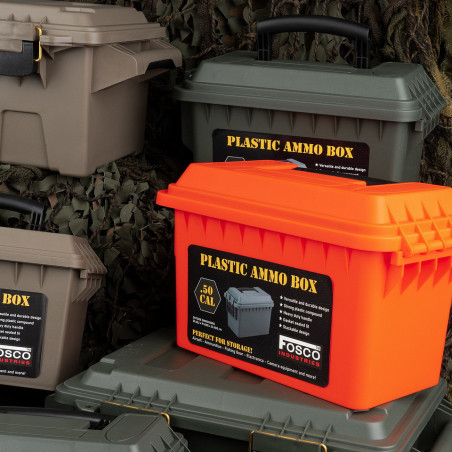 Boîte à munitions en plastique .50 Cal