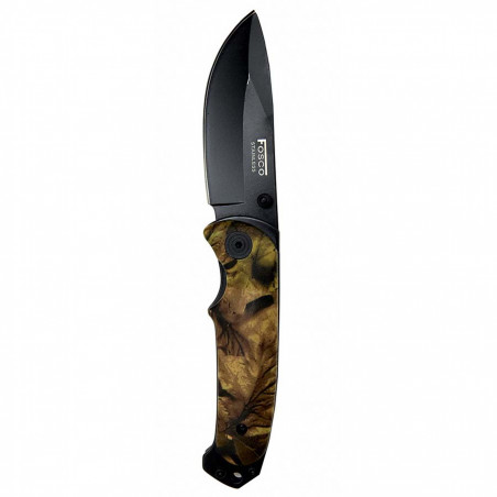 Couteau :camo + lame noire 1285C01