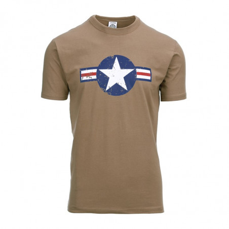 T-shirt 2° Guerre Mondiale,  coyote