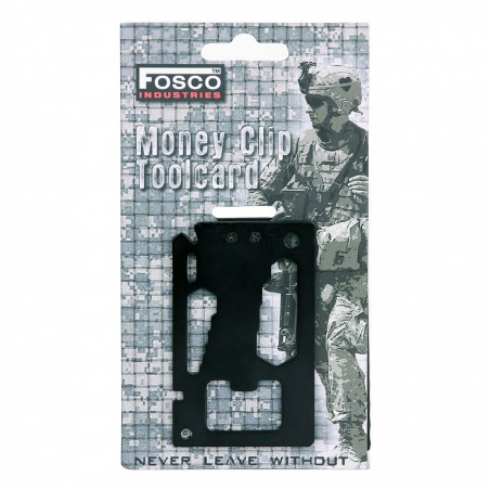 Outil de survie avec pince à billets