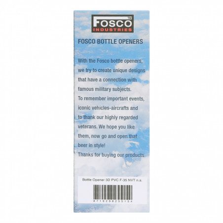 Ouvre bouteille en acier: F-35