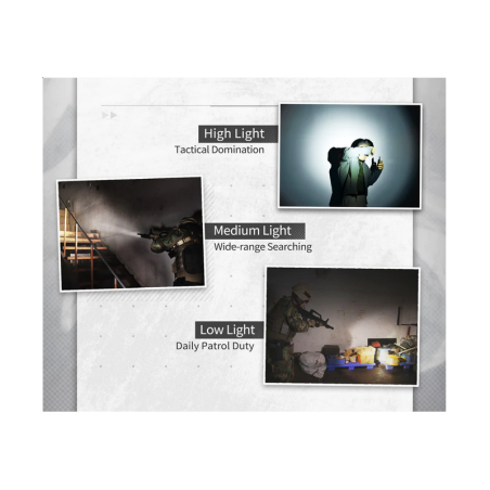 Lampe rechargeable pour arme longue WL50 IR - éclairage blanc + infrarouge - 860 lumens Nex