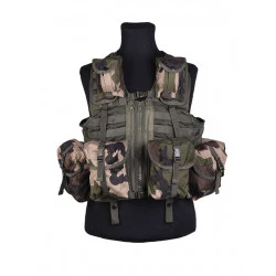 Gilet Tactique Mil-Tec 9 Poches Camouflage - Pour Paintball, Airsoft, Survie - Occasion