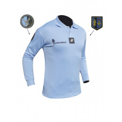 Polo Gendarmerie léger Cool Dry Manches Longues - Homme