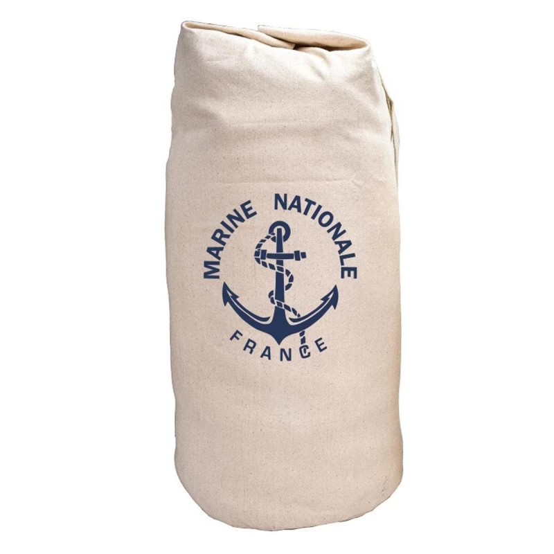 Sac paquetage inscription Marine Nationale grand mod le BLANC