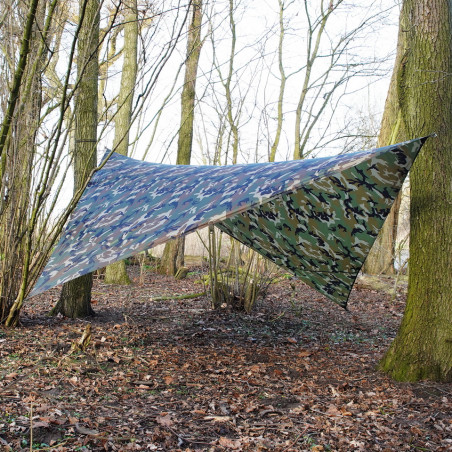 TF-2215 Bâche 3X3 Tarp Bushcraft