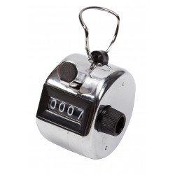 Compteur à main métallique T.O.E. Design