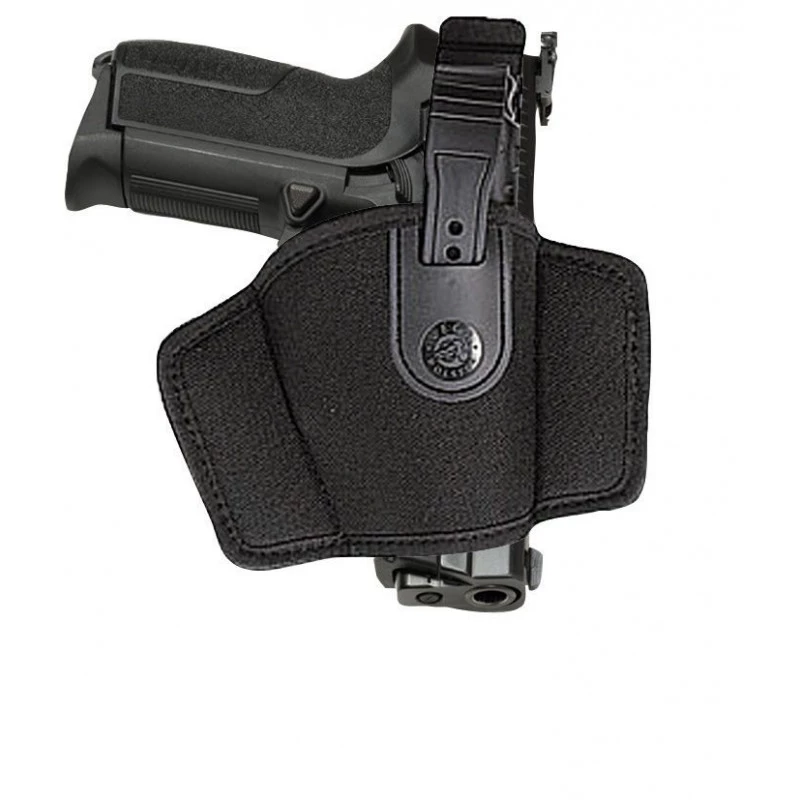 Holster Tactique Tasmanian Tiger TT MKII Olive – Pour Droitier – Fixation Ceinture Ou Gilet MOLLE – Cordura 700D – Compact 23x12x4 Cm !