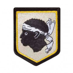 Blason Corse brodé sur tissu Sans marque