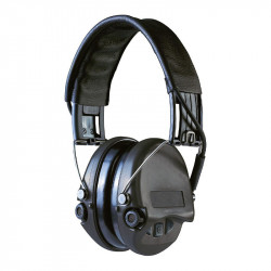 Casque anti-bruit Suprême Pro-X serre-tête tissu noir coussinets mousse Sordin