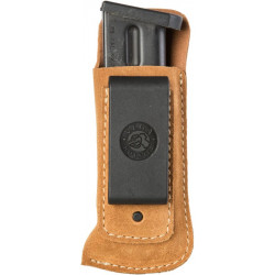 Porte-chargeur simple inside en cuir souple 3P09 tan pour pistolet automatique Vega