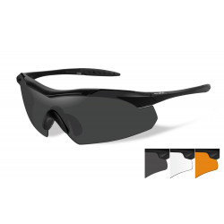 Lunettes de protection balistiques Vapor 2,5 noir écrans fumé/incolore/orange Wiley x