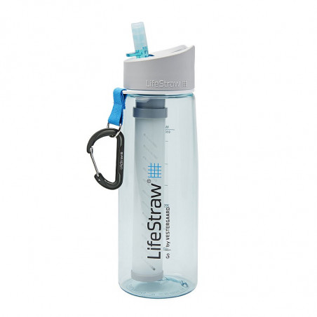 Gourde filtrante eau 650 ml pour randonnée - Light Blue