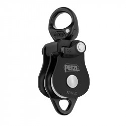 Poulie double à très haut rendement Spin L2 avec émerillon Petzl