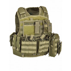 Gilet combat Defcon 5 Body armor carrier set - VERT OD