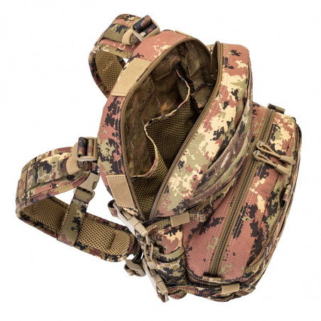 Gilet Porte Plaque avec sac a dos amovible DEFCON 5 - COYOTE