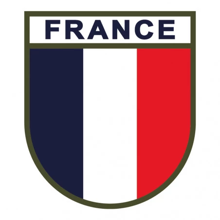 Ecusson France haute visibilité brodé sur tissu A10 Equipment