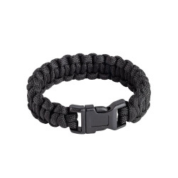 Bracelet de survie paracorde noir A10 Equipment