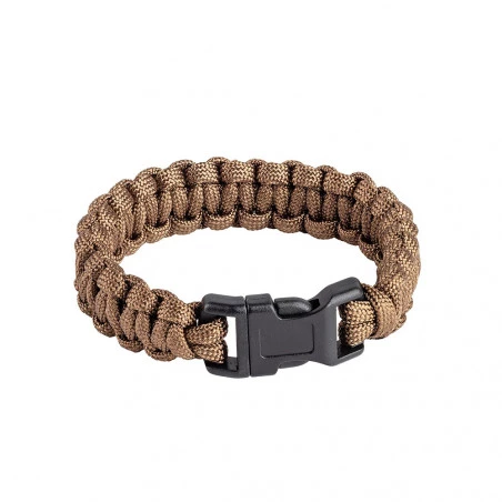 Alomejor Bracelet De Survie Paracorde 550 Avec Mousqueton Acier – Militaire, Ajustable – Pour Randonnée, Camping, Aventure