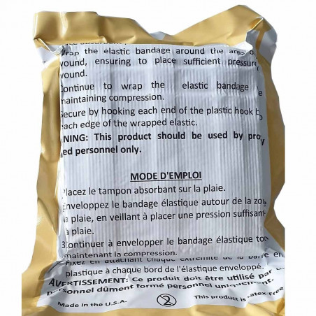 Bandage pansement compressif militaire T-BAN Mini