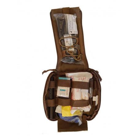 Trousse IFAK combat militaire complète - Vert OD