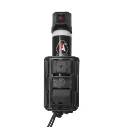 Porte-aérosol 50, 75 et 100 ML Bungy 8BL noir Vega