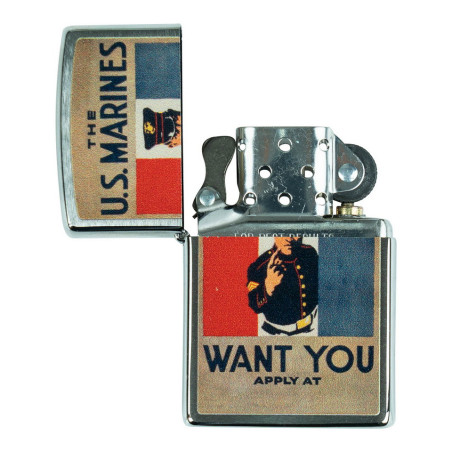 Zippo lighter US Marines Want You