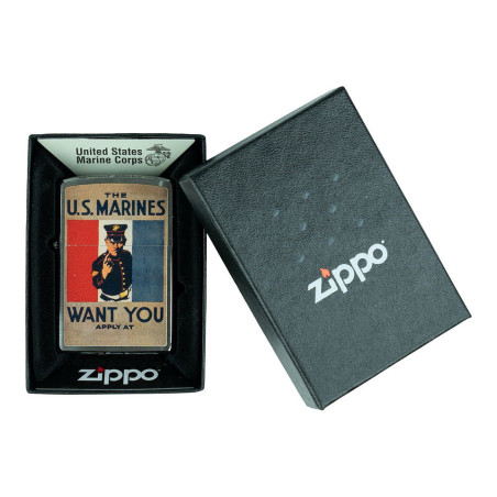 Zippo lighter US Marines Want You