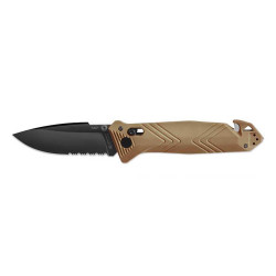 Couteau de poche Cac® serration PA6 Vengeur Edition tan TB Outdoor