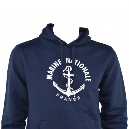Sweat à Capuche US Marine Corps - Bleu, Taille L (Neuf Avec étiquettes)