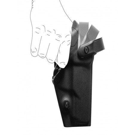 Holster PAMAS MASG1/Beretta92 FS Vegatek Duty VKD8 Noir Vega Holster - Droitier