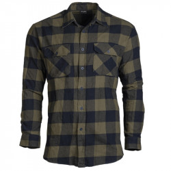 Chemise bûcheron VERT/NOIR - MIL-TEC
