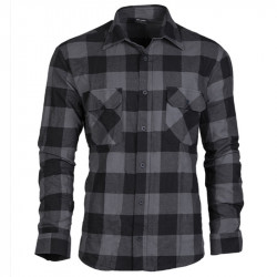 Chemise bûcheron GRIS/NOIR - MIL-TEC